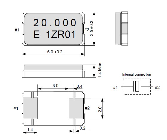 FA365貼片晶振,石英晶體諧振器進口