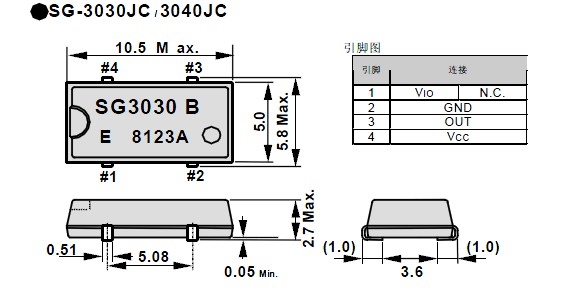 SG-3030JC—愛普生振蕩器,有源晶振